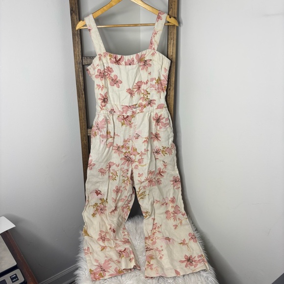 Spartina 449 Pants - Spartina 449 Arley Garden House Floral Print Jumpsuit Size 8
